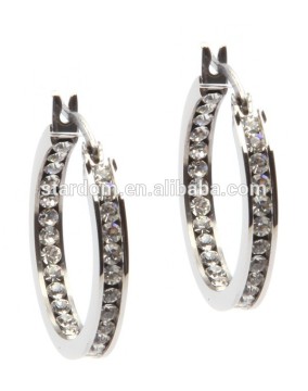 Best selling classic stainless steel loop earring wholesale!