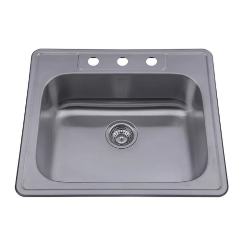 Sink Topmount 304 Stainless Steel Single Kitchen Sink