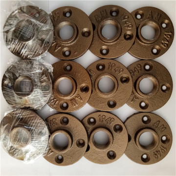 home decoration brass pipe fittings floor flange price