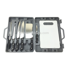 BBQ Camp Plastic case 7pcs cooking knife set