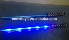 LED Light up Ninja Sword with Motion Activated Clanging Sounds