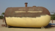 Propane Mounded Bullet Tank