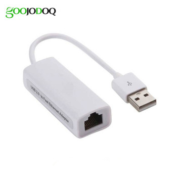 New USB 2.0 Network Card RJ45 Lan Adapter For Tablet PC Win 7 8 10 XP 10/100Mbps High Quality RTL8152 H13