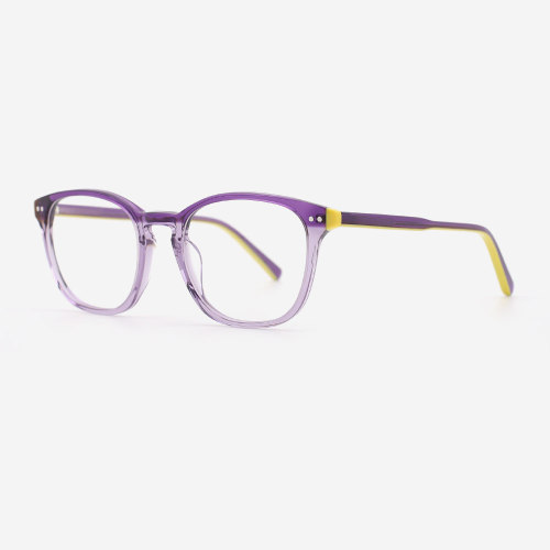 Round Laminated Acetate Unisex Optical Frames 23A3060