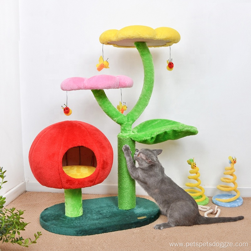 cat tree house board tree bed house cave