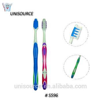 adult toothbrush with gum massager