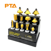 Wood Router Bit Set - 12pcs Tungsten Carbide Tips for Woodworking