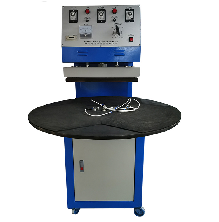 เครื่องบรรจุตุ่มชนิดแผ่นเสียง / PVC Paper CardThermo Sealing Machine For Hardware, Toys