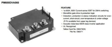 Pm600dva060 Using Intelligent Power Modules  Mitsubishi Igbt Power Module
