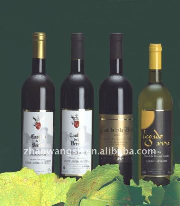 Printed Wine Bottle Labels