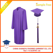 College Cap And Gown Bachelor Gown for purple