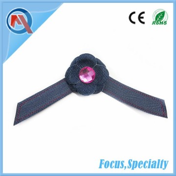 140mm Acrylic Handmade Fabric Shoe Flower For Shoes