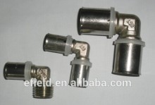 Brass fitting for multilayer pipe Elbow