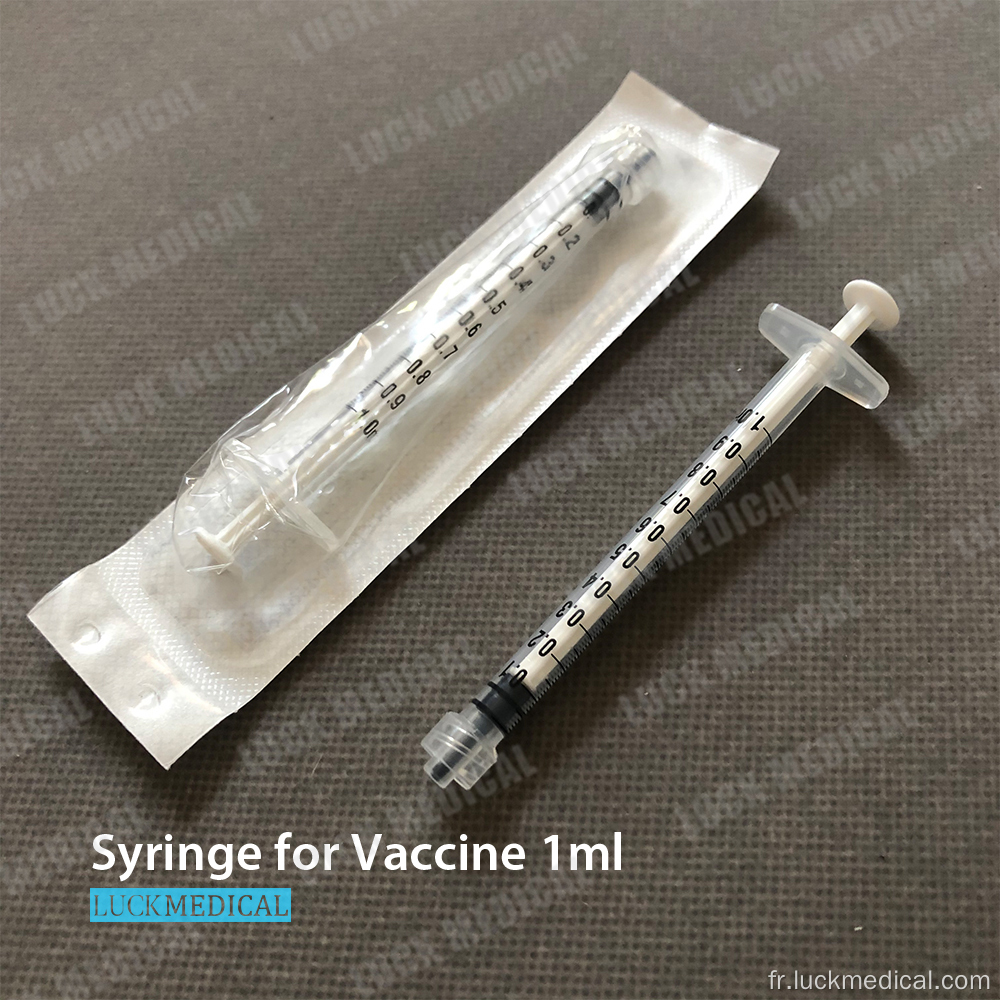 Vaccin à seringue vide pour 1 ml de 1 ml