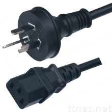 australia 3 pin power cord. australia plug