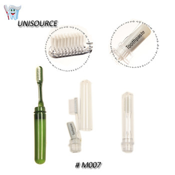 Clear toothbrush for travelling