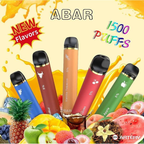 Vape descartável ABAR MELHORES SABORES 1500 PUFFS