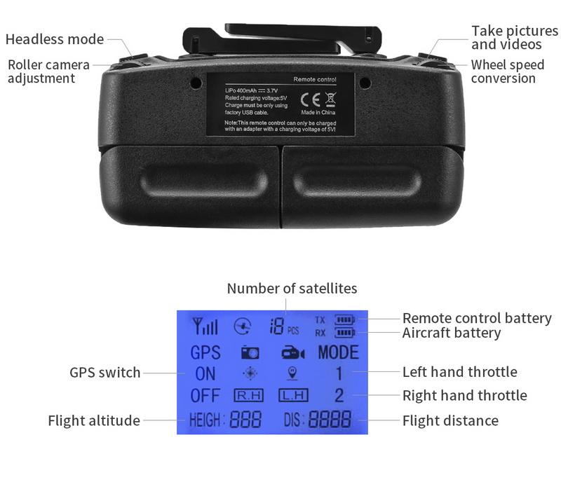 L800 PRO2 360 Laser Obstacle Avoidance Three Axis Gimbal Brushless GPS HD Aerial Photography Folding Quadcopter