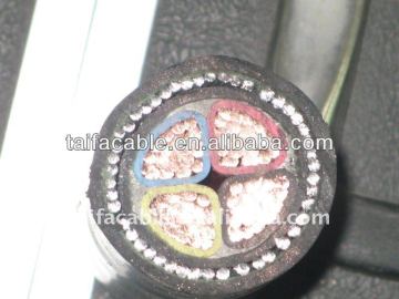 Copper conductor underground 3x70mm xlpe power cable