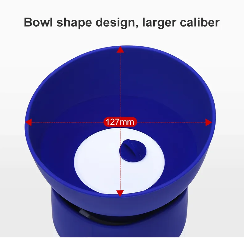 Factory Wholesale Collapsible Food Feeding Dog Water Dispenser Portable Leak Proof Dog Travel Water Silicone Bottle for Outdoor Walking
