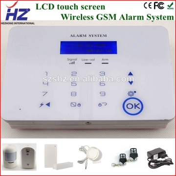 CID uploading to CMS wireless home PSTN alarm GSM security alarm system
