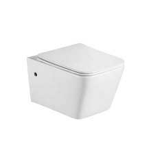 Modern Wall-Hung Rimless Ceramic WC Set