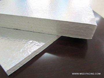 Metallized Polyester Film Laminated to EPS Foam