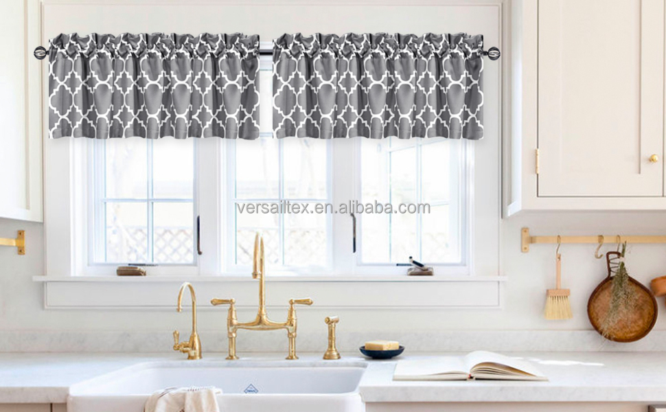 Geo Print Curtain Valance Geo Print Curtain Valance