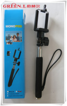 Handheld mobile phone monopod with phone holder selfie monopod tripod mount adapter for gopro