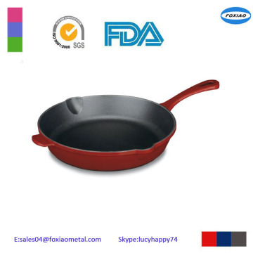 Round Cast Iron Skillet Preseasoned 
