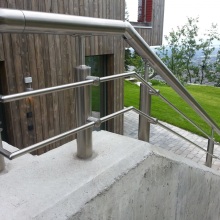 Simple river landscape zinc alloy handrail