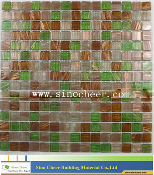 Hot-Melt Glass Mosaic Wal Tile/Art for Wall