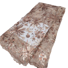 French Fabric Net Tulle Materials Gold Jacquard Brocade Fabric Organza Net Lace