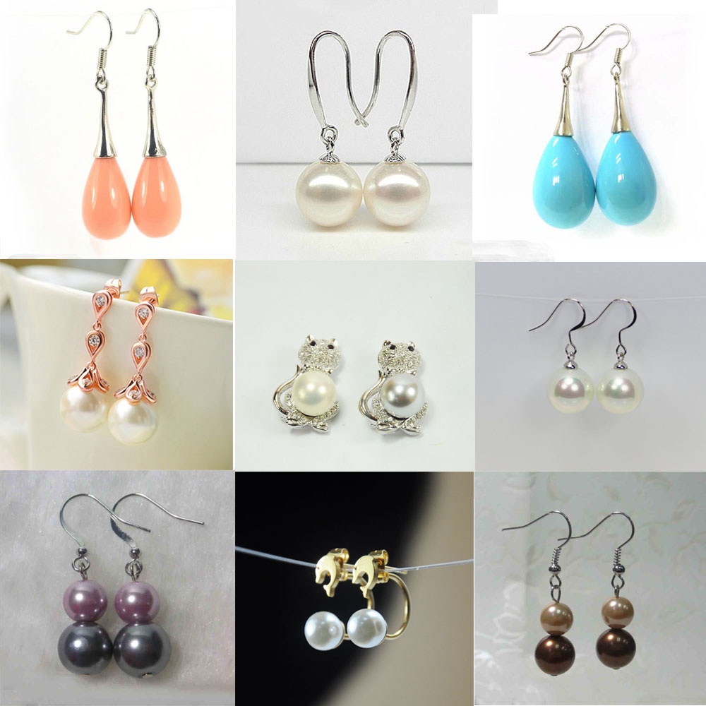 Nickel Free Pearl Drop Earrings