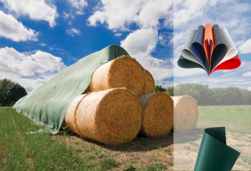 Weatherproof haystack pile cover farm tarpaulin