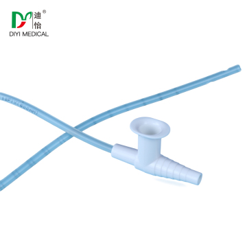 Medical sputum suction tube for single use