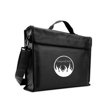 Black Business Document Fireproof Bags for Home