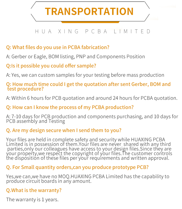 PCB PCBA Custom Service 6-12 Layers motherboard manufacturer With Gerber and BOM