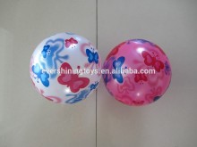 two color printed pvc ball for kids