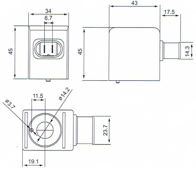 Dimension of BB14245011 Solenoid Coil: