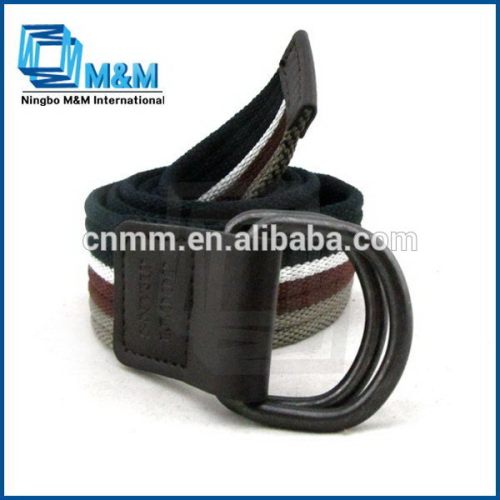 Canvas Belt With D Ring Belt Buckle Fashion Belt Buckle