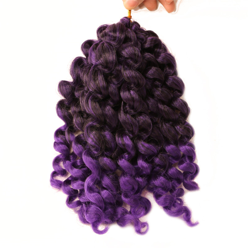 Ringlet Jumpy Wand Curl Crochet Braids Bouncy Jamaican Twist 8inch 20roots