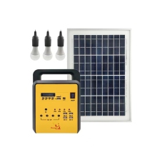 18V Solar-Powered LED Bulb with FM Radio - 10W