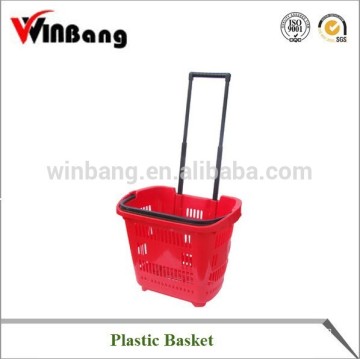 Winbang Good Price Plastic Skep with Wheels