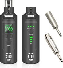 SF-1 Wireless XLR Transmitter and Receiver for UHF Guitar and Microphone Audio