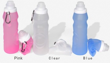 Food grade Soft silicone water bottle /soft silicone sport water bottle/silicone water bottle