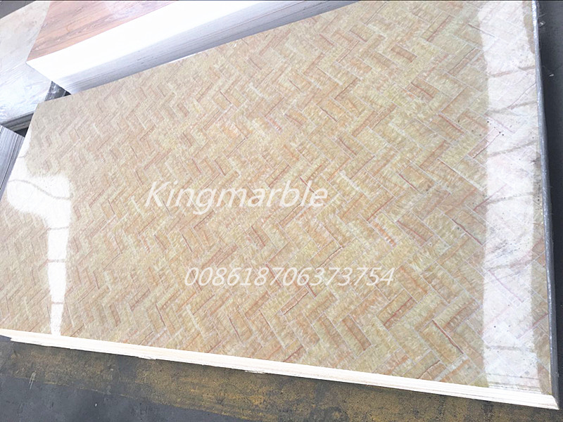 wall pvc marble corrugated sheet