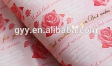 Pink Rose Wrapping paper, Gift Wrapping Paper, Tissue Wrapping paper