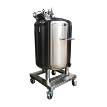 Stainless steel material transfer tank