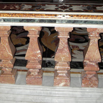 Western modern design marble balusters handrail for porch balcony stair ornament